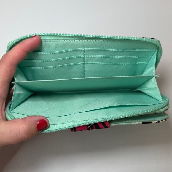 Vera Bradley Pueblo Aztec Print Turnlock Wallet - Picture 5 of 6